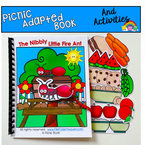 Picnic Adapted Book: "The Nibbly Little Fire Ant" - Click Image to Close
