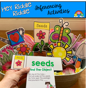 "Hey Riddle Riddle" Garden Themed Riddles For The Sensory Bin