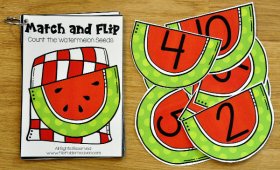Picnic Themed Match and Flip Activities I