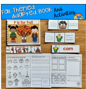 "F Is For Fall" Adapted Book And Activities