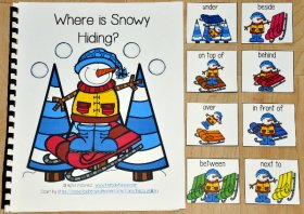 "Where is Snowy Hiding?" Adapted Book