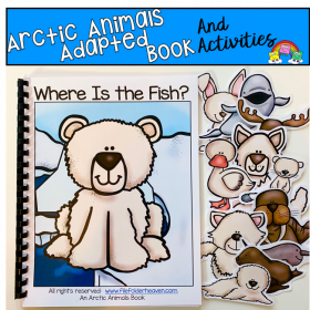 "Where Is The Fish?" Arctic Animals Themed Adapted Book