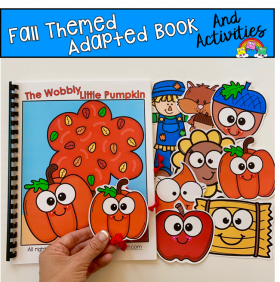 "The Wobbly Little Pumpkin" Prepositions Adapted Book