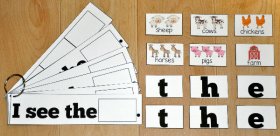 "I See The Farm" Sight Word Flipstrips