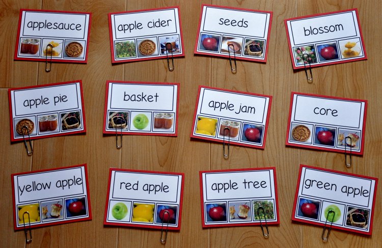 Apples Task Cards - Click Image to Close