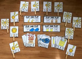 Simple Math Centers for Summer