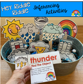 "Hey Riddle Riddle" Weather Activities For The Sensory Bin