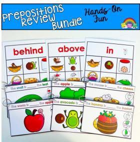 Prepositions Practice Cards Bundle