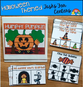 Halloween Themed Centers: Humpty Pumpkin and More
