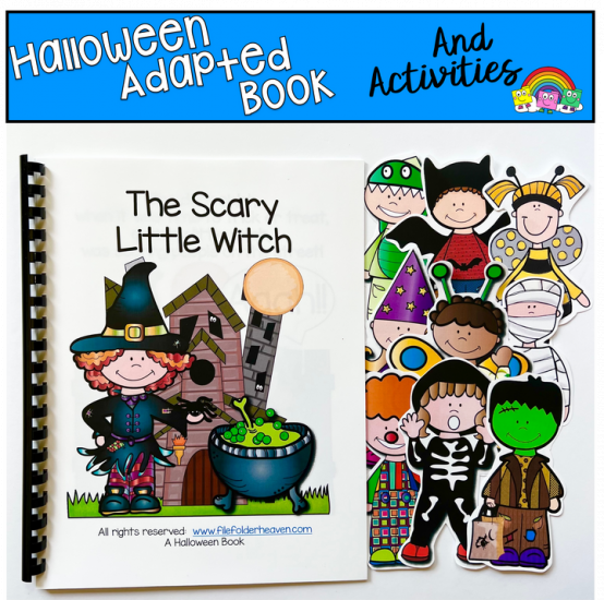 "The Scary Little Witch" Adapted Book - Click Image to Close