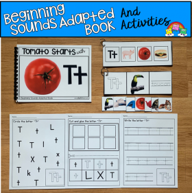 "Tomato Starts With T" (Beginning Sounds Book And Activities)