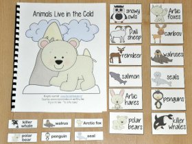 "Animals Live in the Cold" Adapted Song Book