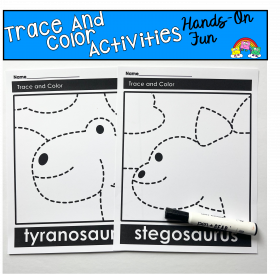 Dinosaur Tracing Activities