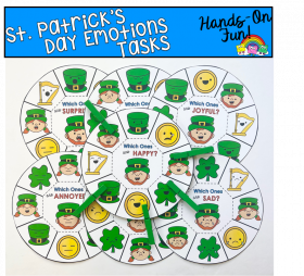 St. Patrick's Day Emotions Tasks