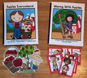 Apple Adapted Books: "Apples Everywhere" "Moving With Apples"