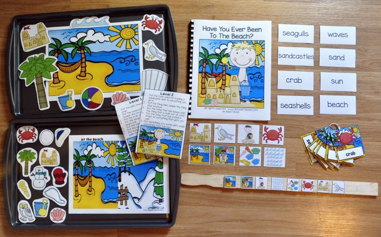 Have You Ever Been to the Beach Adapted Book Unit - Click Image to Close
