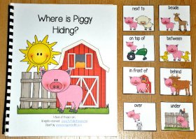 "Where is Piggy Hiding?" Adapted Book