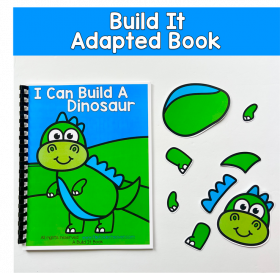 Build It Adapted Book: I Can Build A Dinosaur