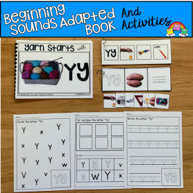 "Yarn Starts With Y" (Beginning Sounds Book And Activities)
