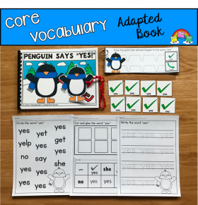 "Penguin Says Yes" (Working With Core Vocabulary)