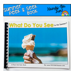 Summer Peek And Seek Book