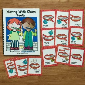 Dental Health Themed Movement Book (And Cards!)