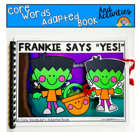 Halloween Adapted Book And Activities: Frankie Says Yes