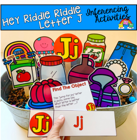 "Hey Riddle Riddle" Letter J Activities For The Sensory Bin