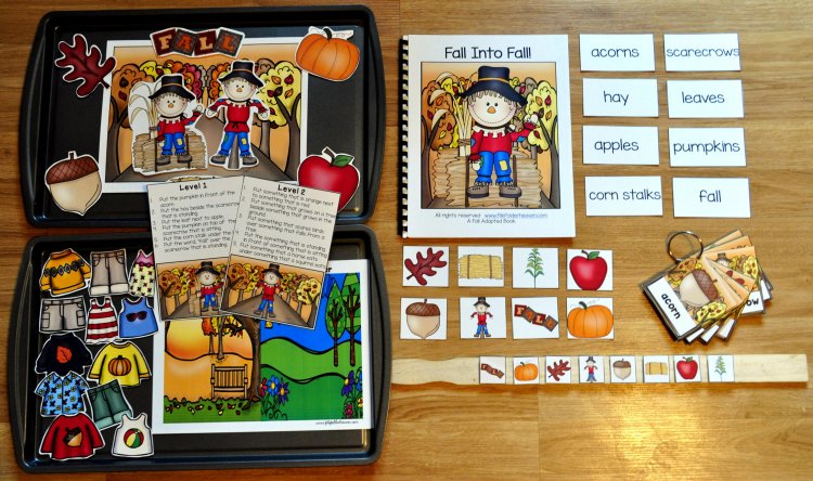 Fall Into Fall Adapted Book Unit - Click Image to Close