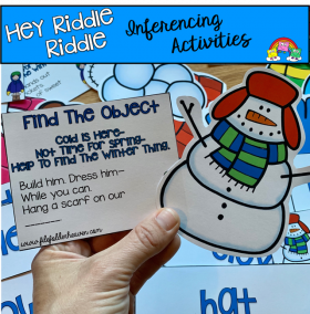 "Hey Riddle Riddle" Winter Activities For The Sensory Bin