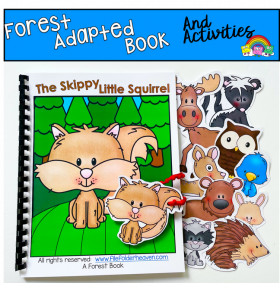 "The Skippy Little Squirrel" Adapted Book And Activities