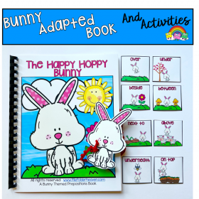 "The Happy Hoppy Bunny" Prepositions Book And Activities