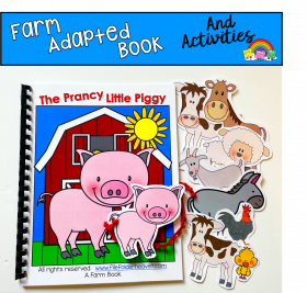 "The Prancy Little Piggy" Adapted Book And Activities