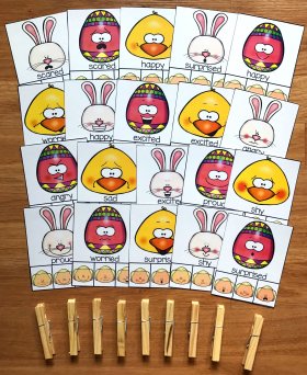 Easter Emotions Task Cards