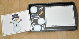 Build a Snowman III Cookie Sheet Actvity