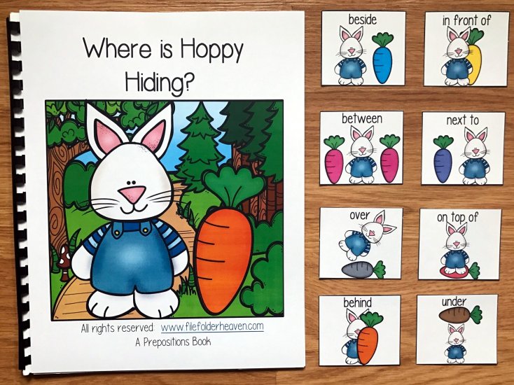 "Where is Hoppy Hiding?" Bunny Adapted Book - Click Image to Close