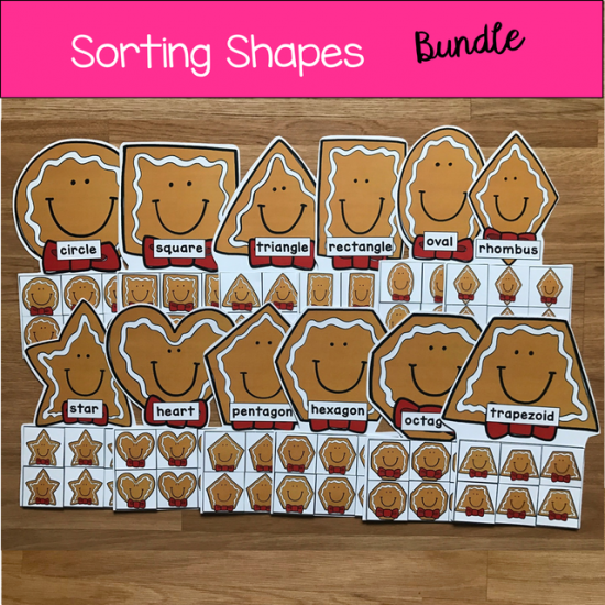 Sorting Shapes Bundle - Click Image to Close