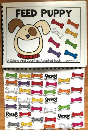 Feed Puppy: A Colors and Counting Adapted Book