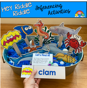 "Hey Riddle Riddle" Ocean Activities For The Sensory Bin