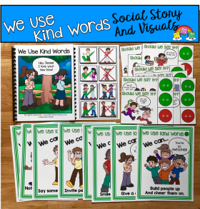 "We Use Kind Words" Social Story Unit