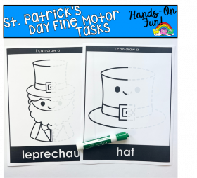 Let's Draw St. Patrick's Day Fine Motor Activities
