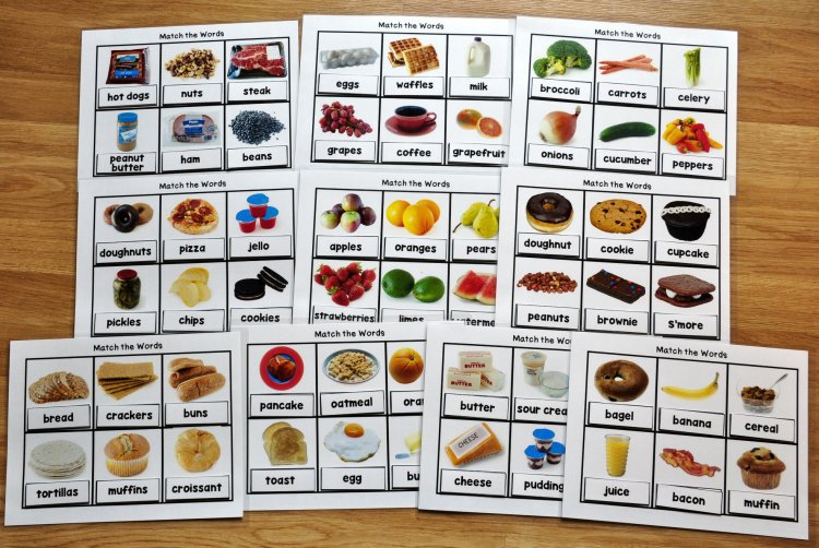 Functional Sight Words Matching Mats - Click Image to Close