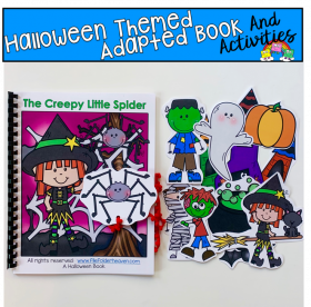 "The Creepy Little Spider" Prepositions Adapted Book