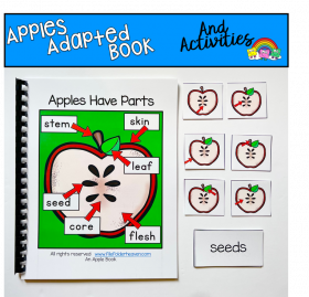 Apples Have Parts Adapted Book and Vocabulary Activities