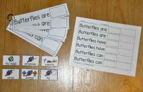 "Butterflies Are, Butterflies Have, Butterflies Can" Flipstrips