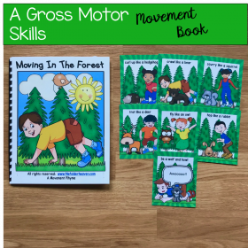 Forest Themed Movement Book (And Cards!)