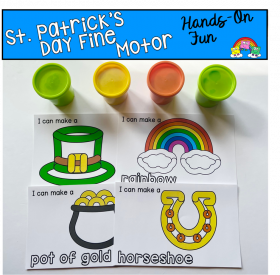 St. Patrick's Day Play Dough Activities