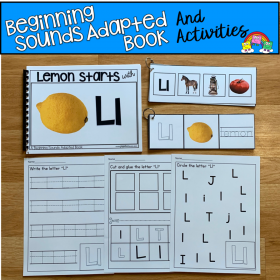 "Lemon Starts With L" (Beginning Sounds Book And Activities)