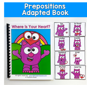 "Where Is Your Heart?" Prepositions Adapted Book