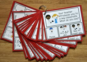 Manners Task Cards--What Do You Say?